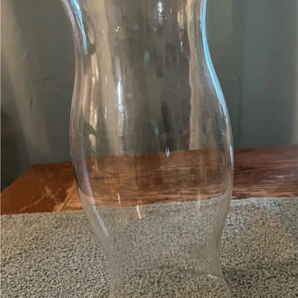 Extra large Hurricane Lamp Insert H 11” Top 4.5” Bottom 4.5”